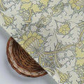 Tan Damask Silk Crepe Printed Fabric – cr 0 ma0129 110 d