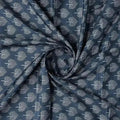 Stylized Mepal Leaf Motif Digital Printed Fabric - Crepe – cr 0 ma02999 110 b