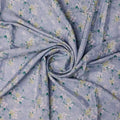 Classy Gray Ditsy Digital Printed Silk Crepe Fabric – cr 0 ta05677 110 a