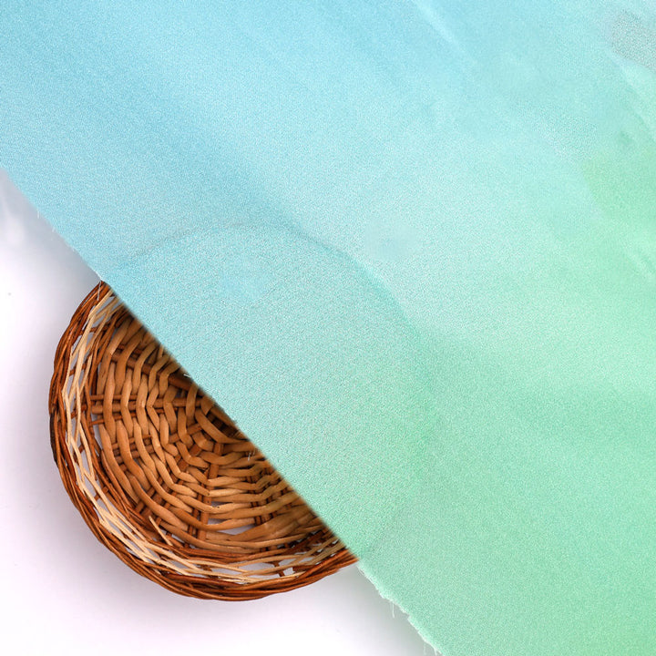 FAB VOGUE Studio's Classy Digital Printed Silk Crepe Fabric