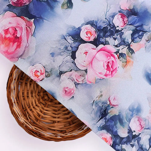 Classy Multicolor Floral Digital Printed Silk Crepe Fabric – cr 0 ta6801p1 110 b