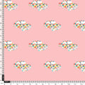 Pink Muslin Digital Printed Kids Fabric with Car Prints – car1