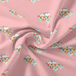 Pink Muslin Digital Printed Kids Fabric with Car Prints – car3