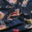 Gorgeous floral print digital printed fabric in weightless fabric – fvs 692 c