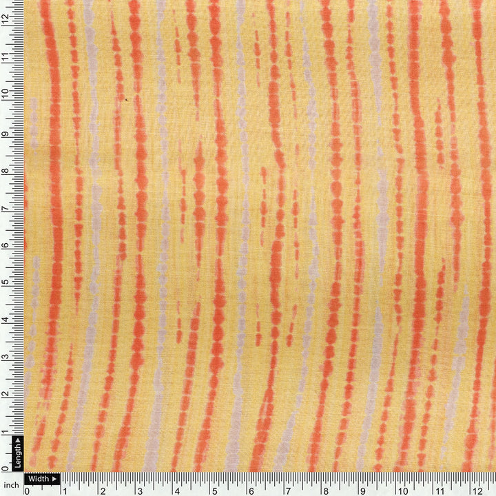 Yellow Linen Printed Unstitched Fabric Set (2.5 Meters Each Design)
