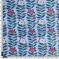 Blue Mul Cotton Printed Unstitched Fabric Set (5 Meter Set) – fvs2023105 e