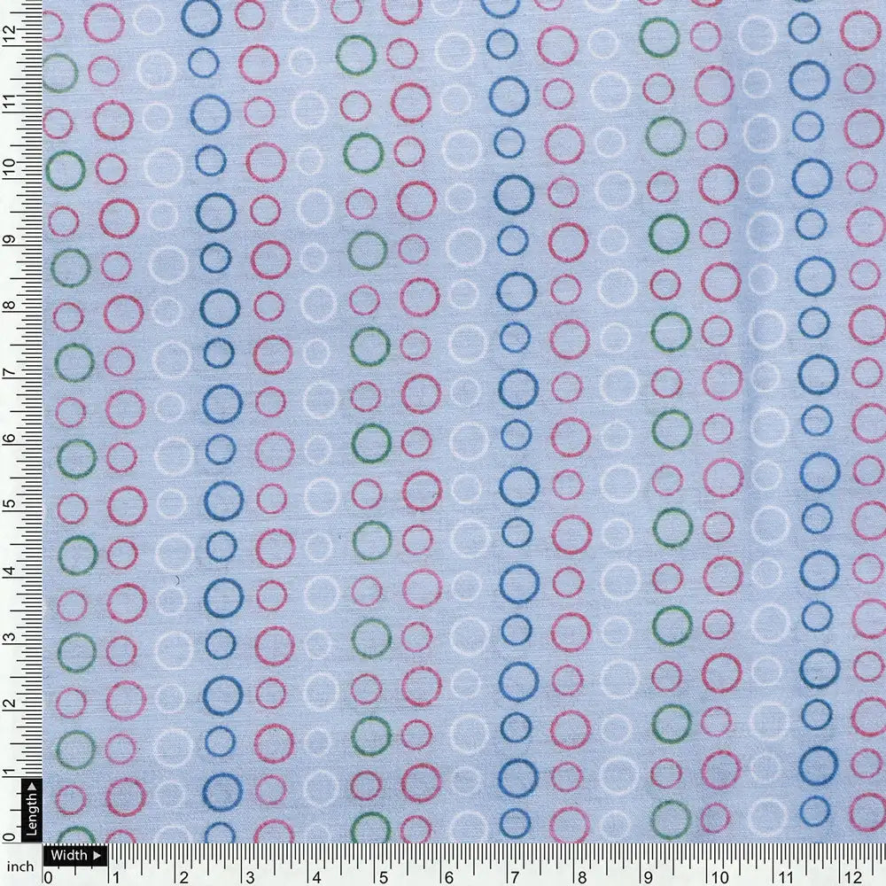 Blue Mul Cotton Printed Unstitched Fabric Set (5 Meter Set) – fvs2023105 f