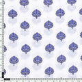 White Linen Printed Unstitched Fabric Set (5 Meter Set) – fvs202312 e