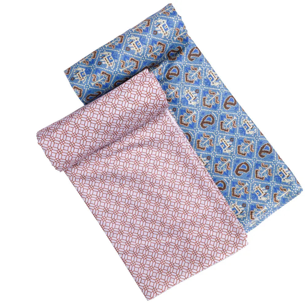Cream Linen Printed Unstitched Fabric Set (5 Meter Set) – fvs202315 d