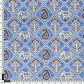 Cream Linen Printed Unstitched Fabric Set (5 Meter Set) – fvs202315 e