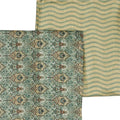 Green Mul Cotton Printed Unstitched Fabric Set (5 Meter Set) – fvs202324 st 24 a