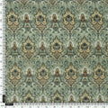 Green Mul Cotton Printed Unstitched Fabric Set (5 Meter Set) – fvs202324 st 24 e