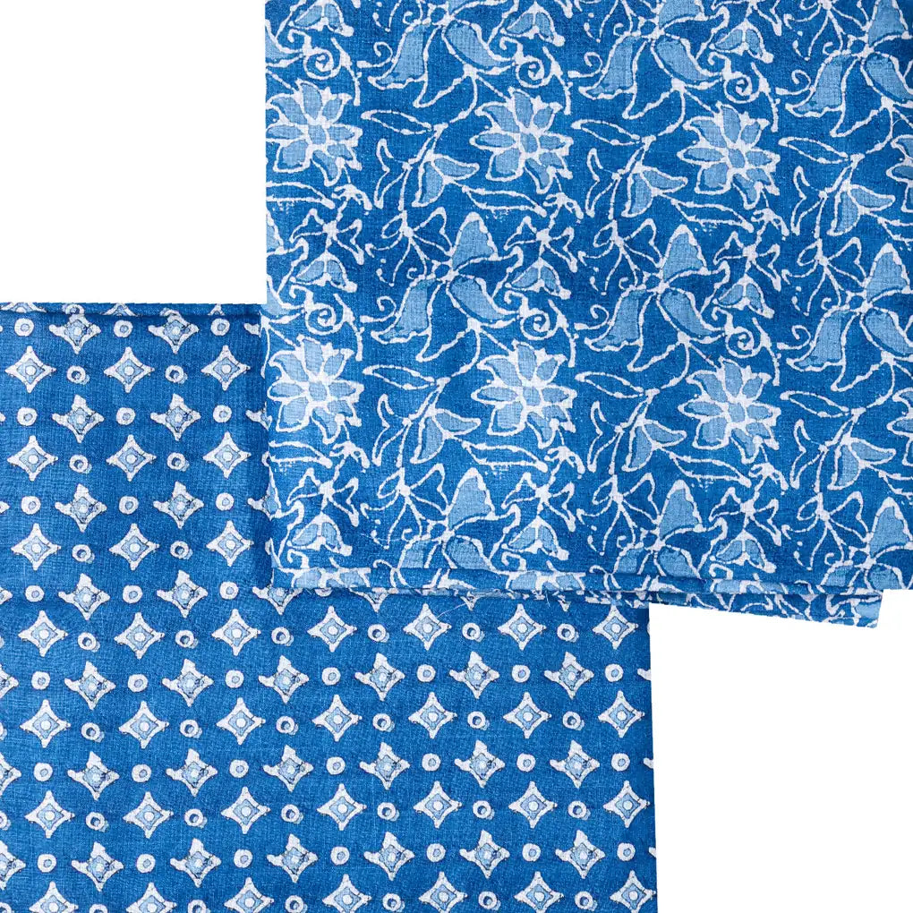 Indigo Printed Unstitched Suit Set (5 Meter Set) – fvs202325 st 25 a