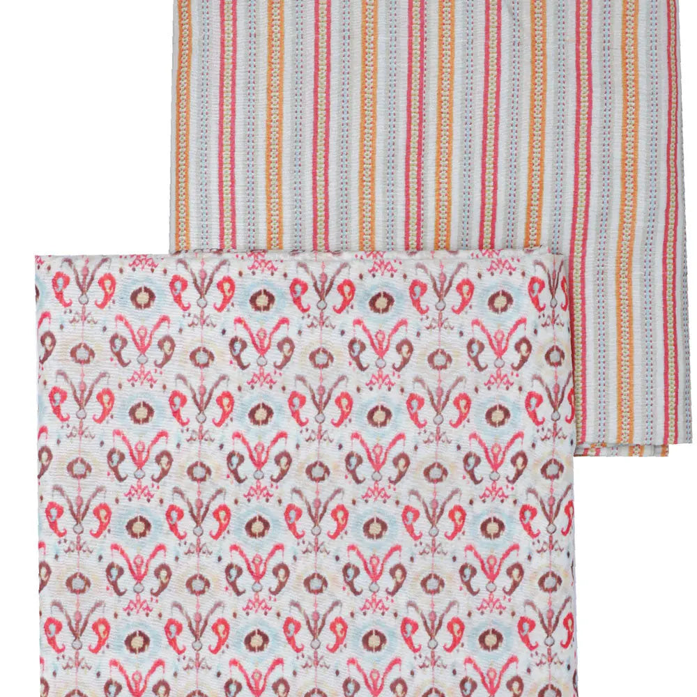 Yellow Mul Cotton Printed Unstitched Fabric Set (5 Meter Set) – fvs202330 st 30 a