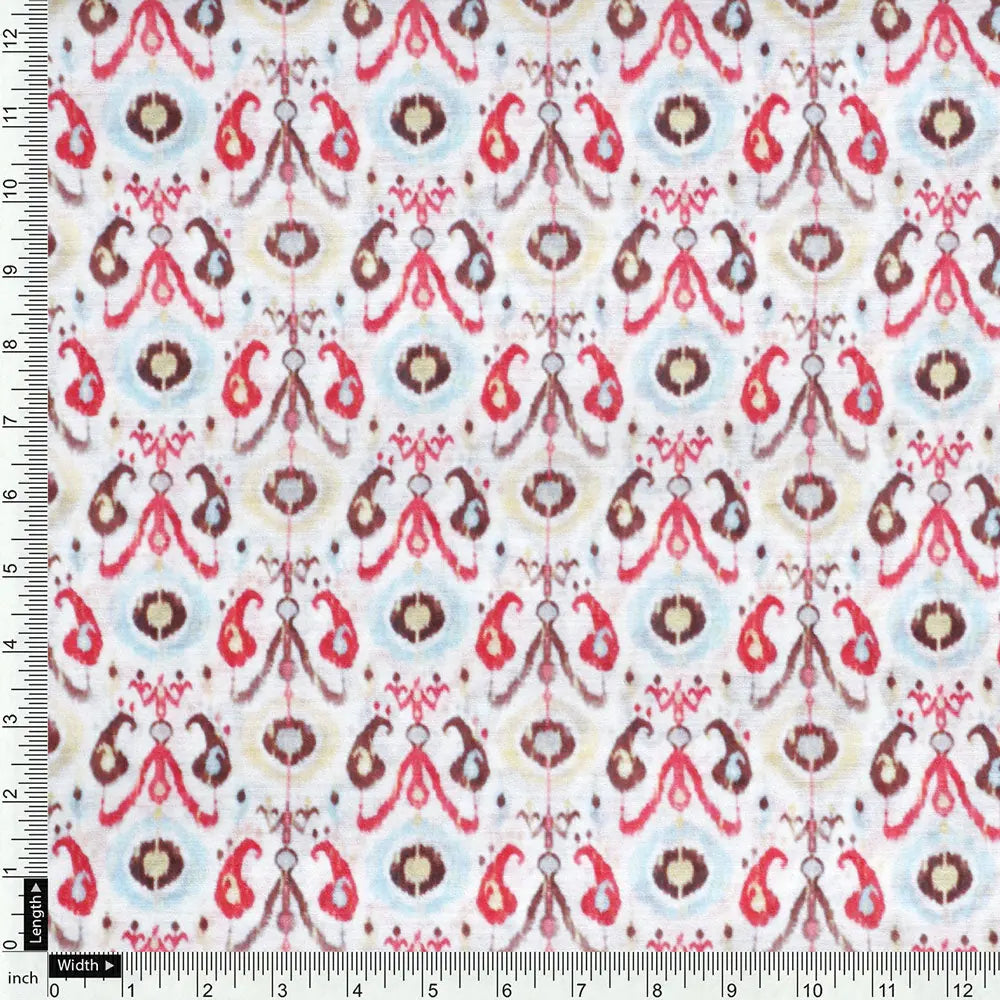 Yellow Mul Cotton Printed Unstitched Fabric Set (5 Meter Set) – fvs202330 st 30 f