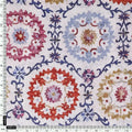 Cream Linen Printed Unstitched Fabric Set (5 Meter Set) – fvs202331 e
