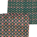 Green Mul Cotton Printed Unstitched Fabric Set (5 Meter Set) – fvs202339 st 39 a