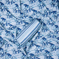 Blue Linen Printed Unstitched Fabric Set (5 Meter Set) – fvs202346 c