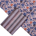 Cream Linen Printed Unstitched Fabric Set (5 Meter Set) – fvs202349 b