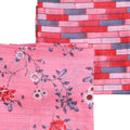 Pink Mul Cotton Printed Unstitched Fabric Set (5 Meter Set) – fvs202351 st 51 a