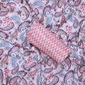 Cream Linen Printed Unstitched Fabric Set (5 Meter Set) – fvs202352 c