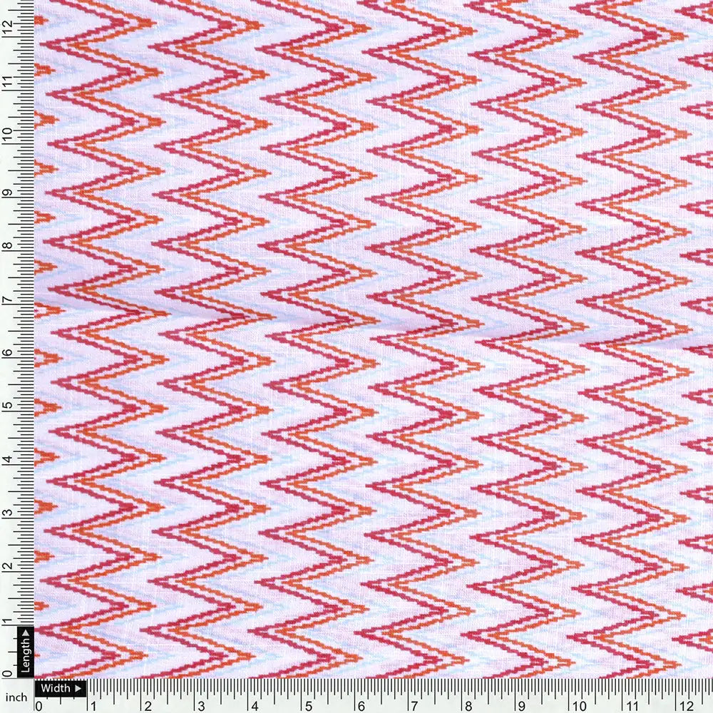 Cream Linen Printed Unstitched Fabric Set (5 Meter Set) – fvs202352 f