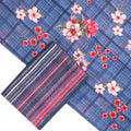 Blue Mul Cotton Printed Unstitched Fabric Set (5 Meter Set) – fvs202354 st 54 b