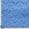 Blue Linen Printed Unstitched Fabric Set (5 Meter Set) – fvs202355 f