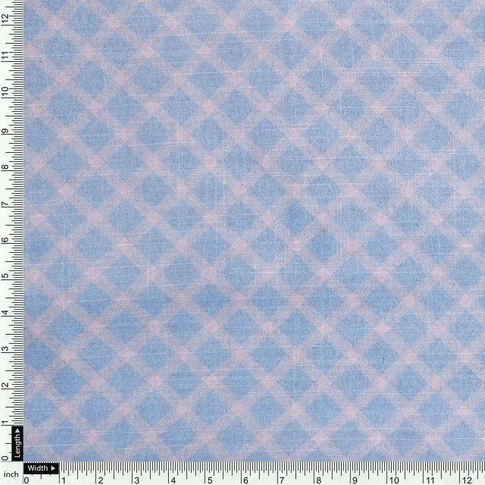 Cream Linen Printed Unstitched Fabric Set (5 Meter Set) – fvs20236 e