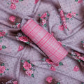 Gray Mul Cotton Printed Unstitched Fabric Set (5 Meter Set) – fvs202360 st 60 c