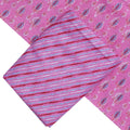 Pink Linen Printed Unstitched Fabric Set (5 Meter Set) – fvs202361 b