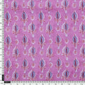 Pink Linen Printed Unstitched Fabric Set (5 Meter Set) – fvs202361 e