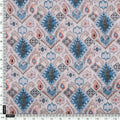 Cream Linen Printed Unstitched Fabric Set (5 Meter Set) – fvs202364 e