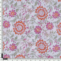 Cream Mul Cotton Printed Unstitched Fabric Set (5 Meter Set) – fvs202370 e