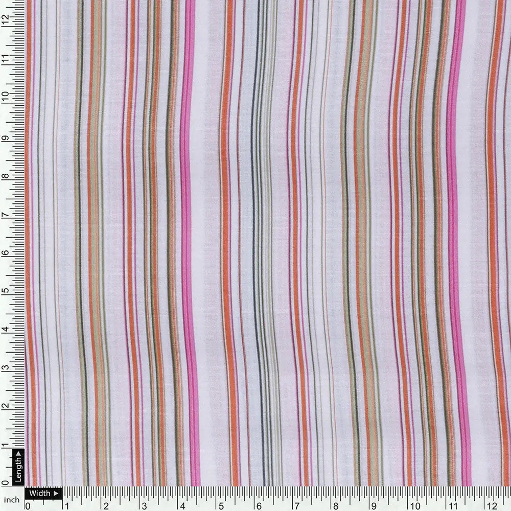 Cream Mul Cotton Printed Unstitched Fabric Set (5 Meter Set) – fvs202370 f