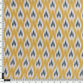 Yellow Mul Cotton Printed Unstitched Fabric Set (5 Meter Set) – fvs202375 e