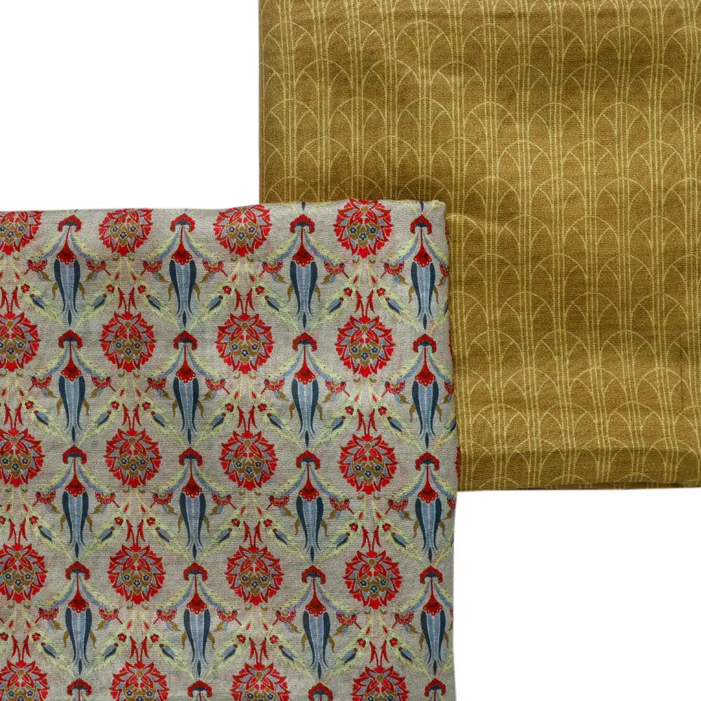 Green Muslin Printed Unstitched Fabric Set (5 Meter Set) – fvs202378 st 78 a