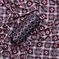 Black Mul Cotton Printed Unstitched Fabric Set (5 Meter Set) – fvs202381 c