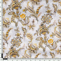 Yellow Mul Cotton Printed Unstitched Fabric Set (5 Meter Set) – fvs202384 e
