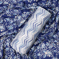 Blue Mul Cotton Printed Unstitched Fabric Set (5 Meter Set) – fvs202387 c