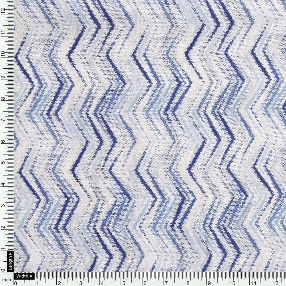 Blue Mul Cotton Printed Unstitched Fabric Set (5 Meter Set) – fvs202387 f