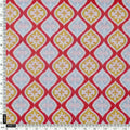 Pink Mul Cotton Printed Unstitched Fabric Set (5 Meter Set) – fvs202390 e