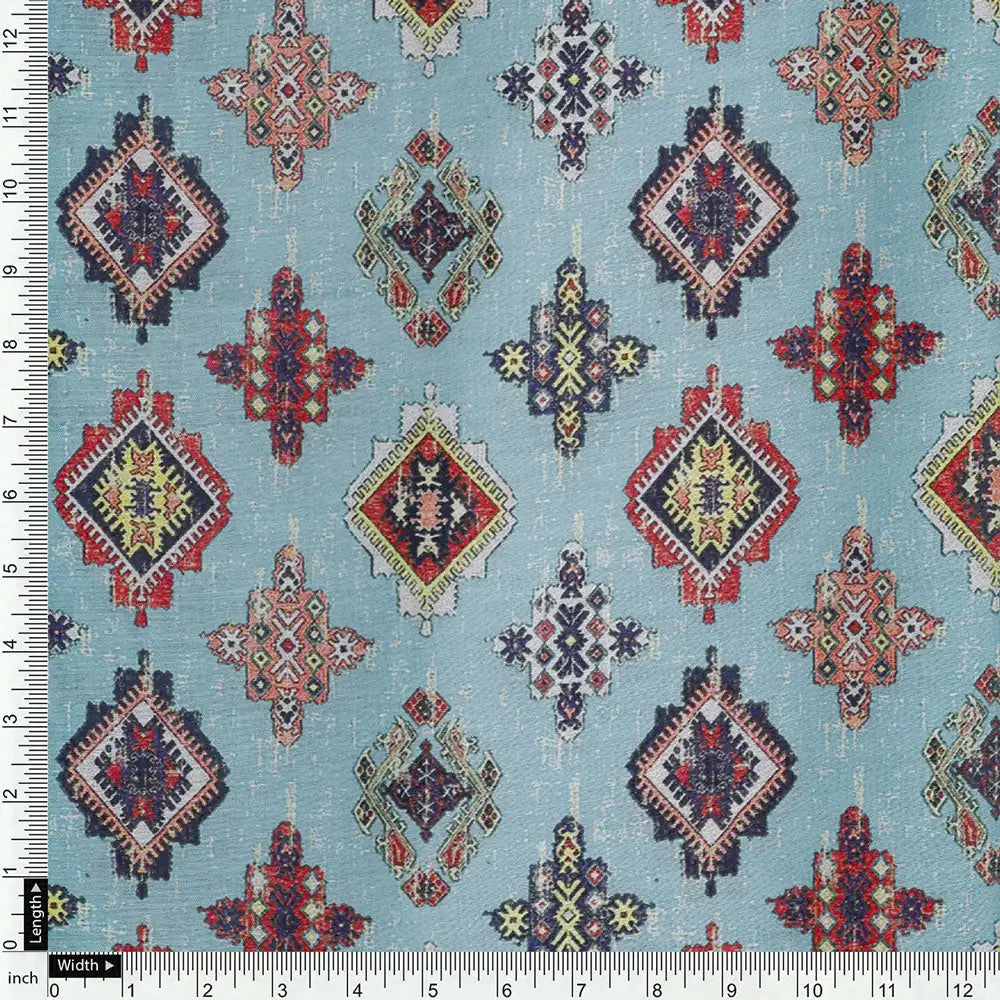 Green Mul Cotton Printed Unstitched Fabric Set (5 Meter Set) – fvs202390 st 90 f