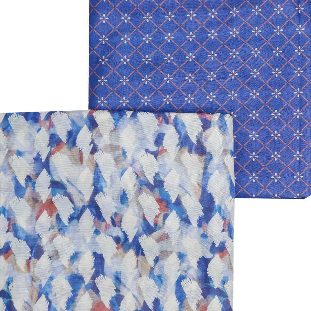 Multicolor Mul Cotton Printed Unstitched Fabric Set (5 Meter Set) – fvs202393 a