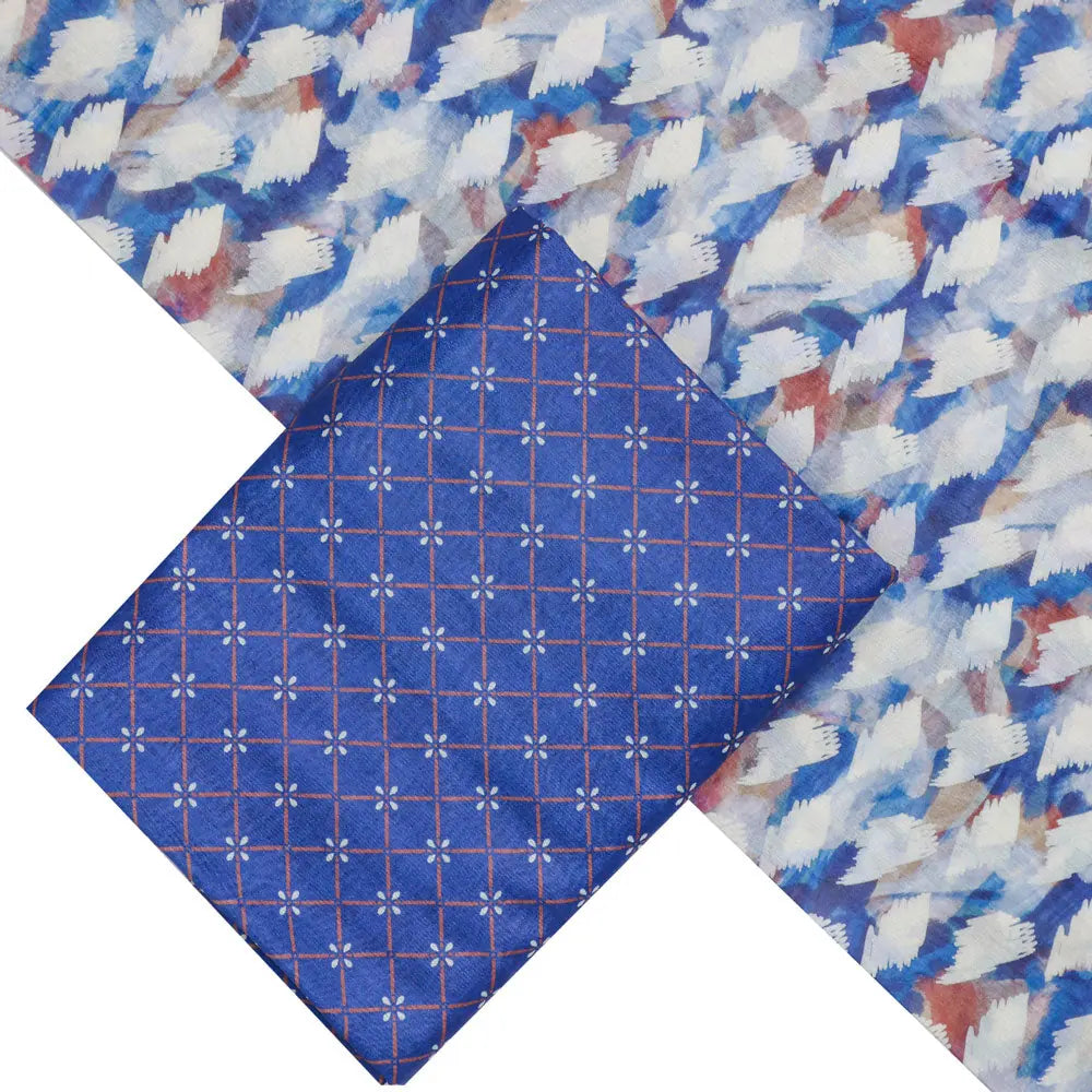 Multicolor Mul Cotton Printed Unstitched Fabric Set (5 Meter Set) – fvs202393 b