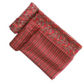 Red Linen Printed Unstitched Fabric Set (5 Meter Set) – fvs202399 d