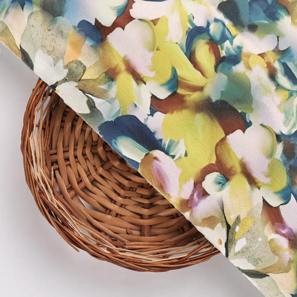 Floral Printed Fabric – 8283copy