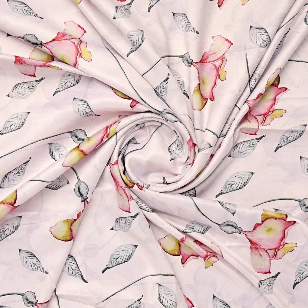 Floral Printed Polyester Fabric – 8322copy