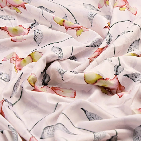 Floral Printed Polyester Fabric – 8323copy