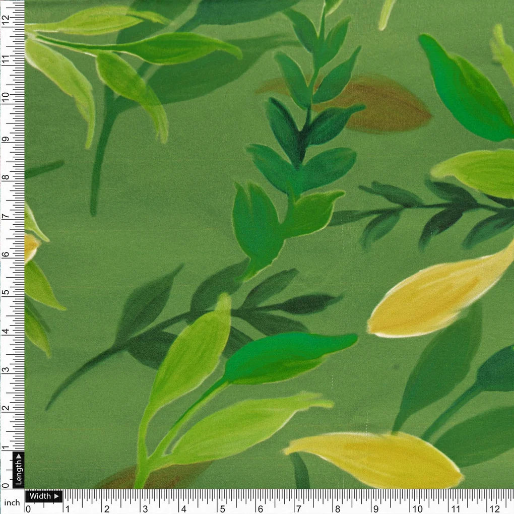 Green Leaves Printed Fabric – 8326copy 4f35b25d de6d 4dfe 9509 96156c13334c